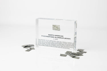 P-51D Mustang Aluminum Artifact Display